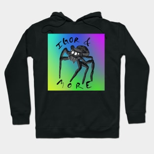 Jumping Spider Drawing V12 (With Words) Hoodie